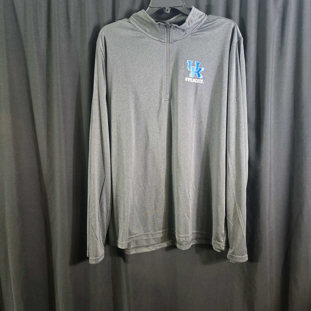 Top of the World Kentucky Wildcats Mens XL Charcoal Reactor 1/4 Zip Pullover NEW